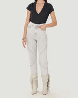 ROUSSELIN RELAXED STRAIGHT LEG JEANS image number null